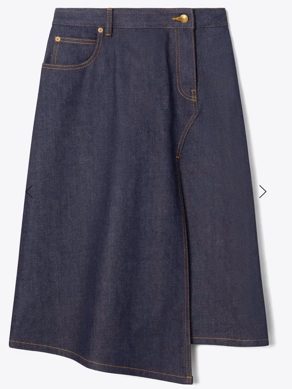 Tory Burch Cotton Denim Skirt